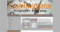 Desktop Screenshot of examinvigilator.com