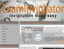 Tablet Screenshot of examinvigilator.com